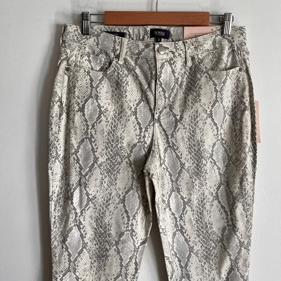NYDJ Ami Skinny Snake Print Jean Size 8 - Picture 3 of 12